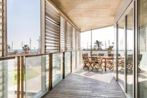 Beachfront with terrace